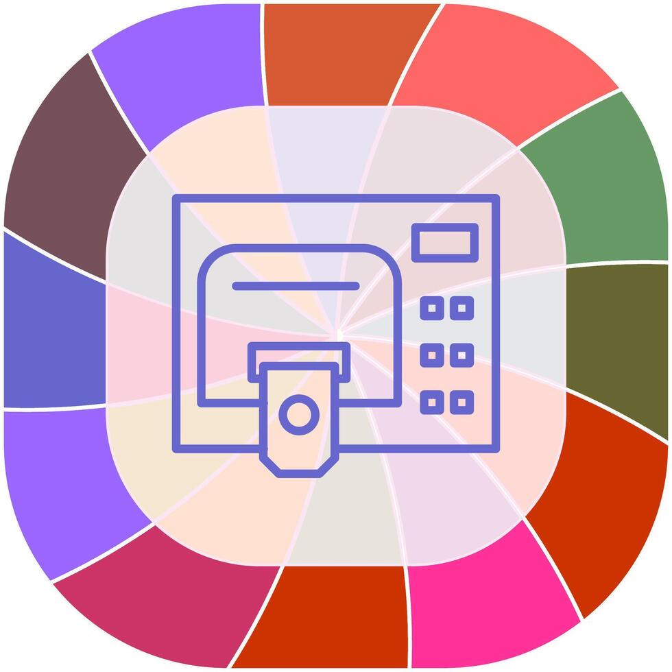 ATM Service Vector Icon