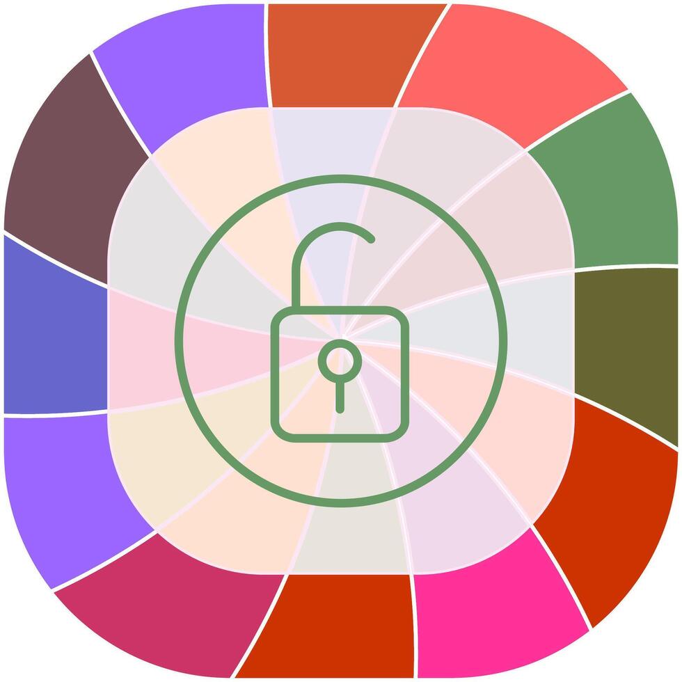 Open Lock II Vector Icon