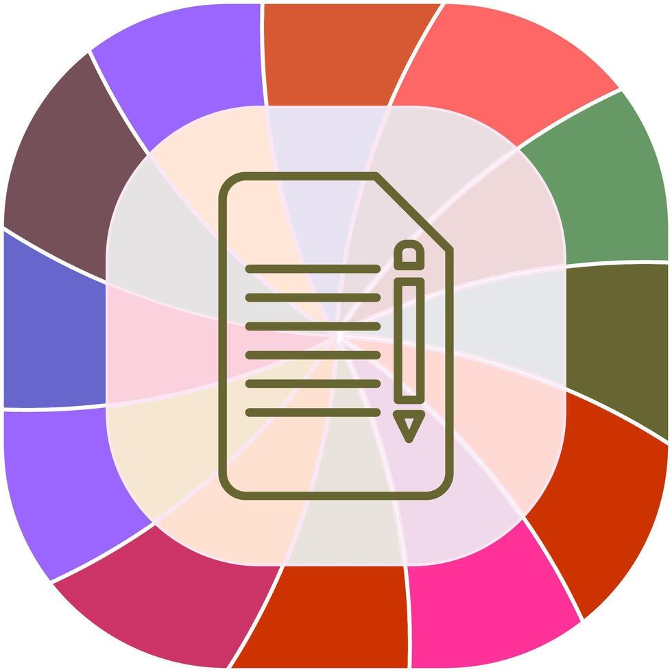 Edit Document Vector Icon