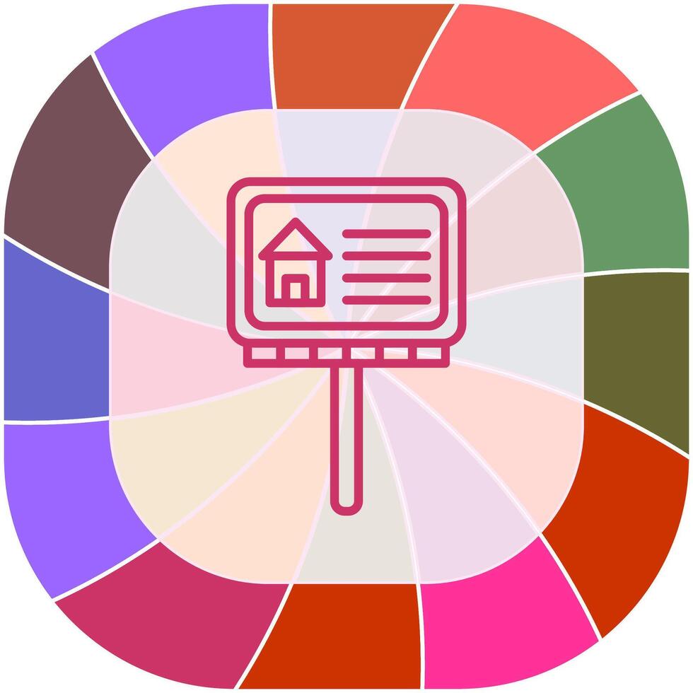 Billboard Vector Icon