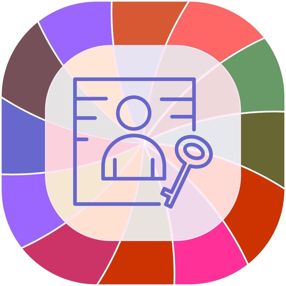 Business Key Vector Icon