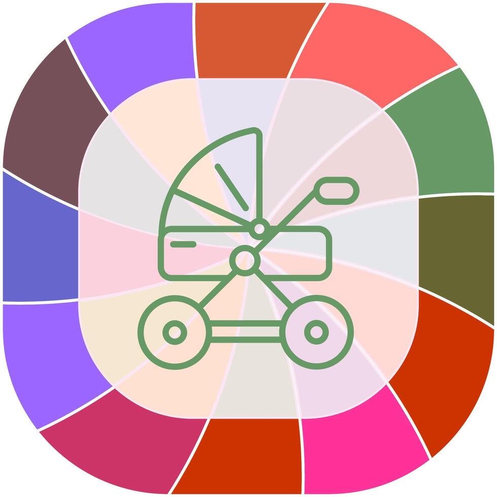 Stroller Vector Icon