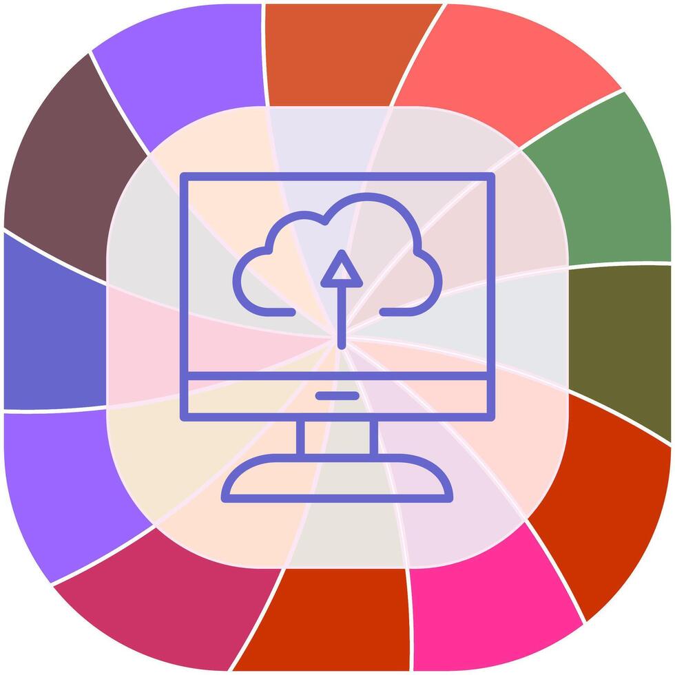 Cloud Backup Vector Icon