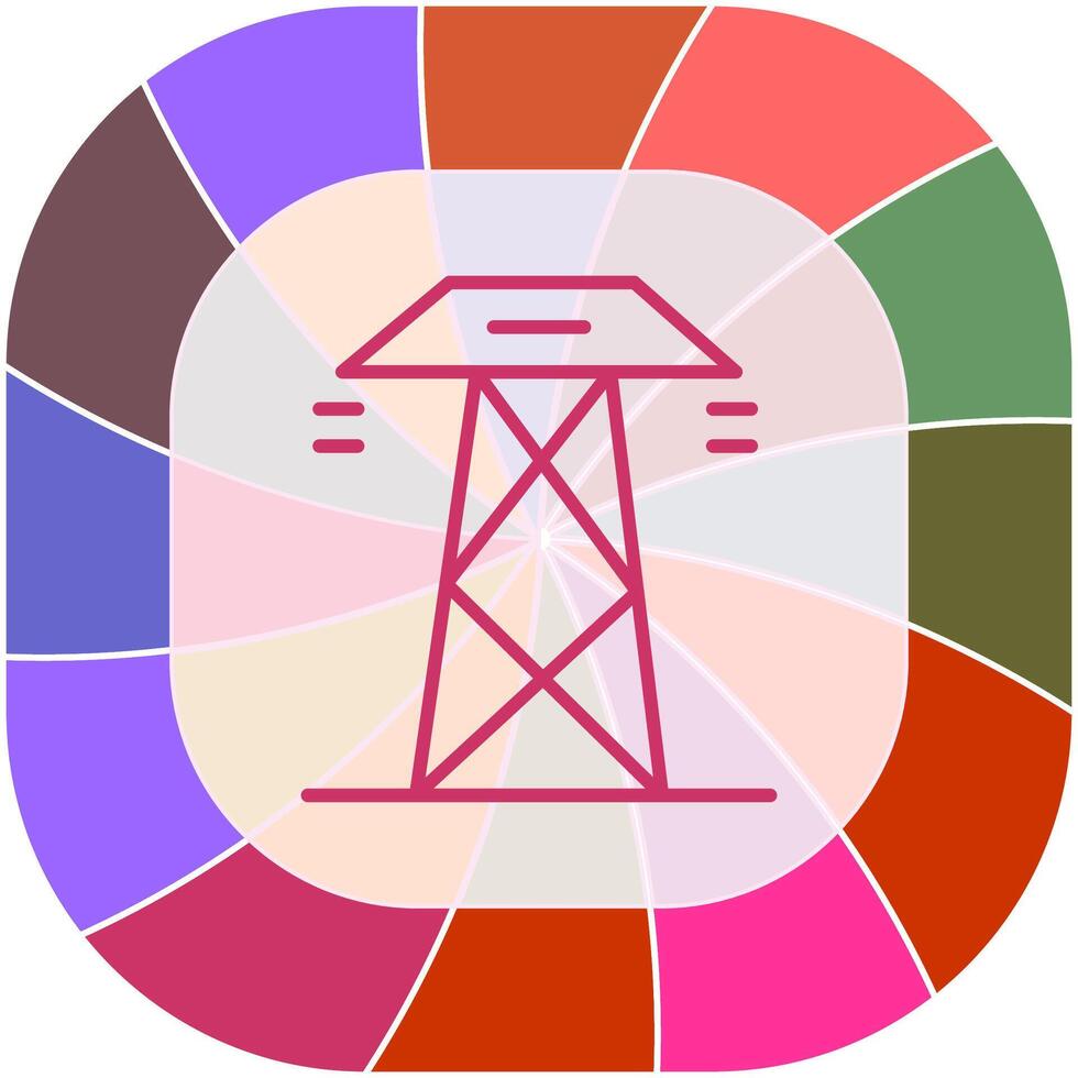 Power Line Vector Icon