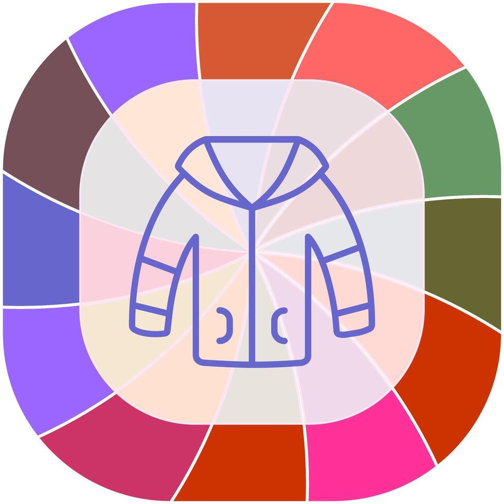 Winter Jacket Vector Icon