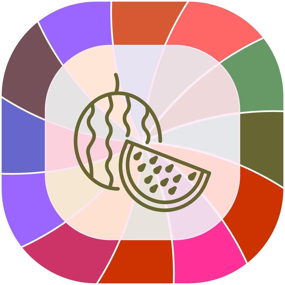 Watermelon Vector Icon