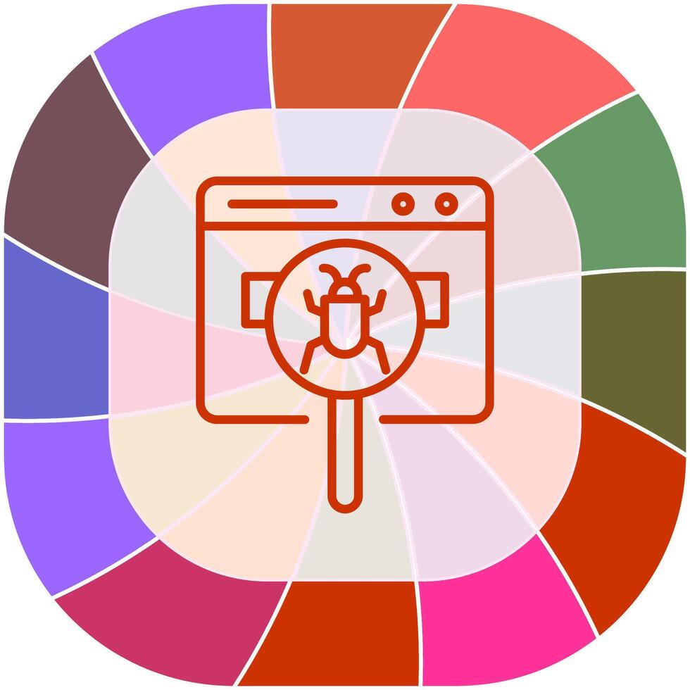 Web Bug Vector Icon