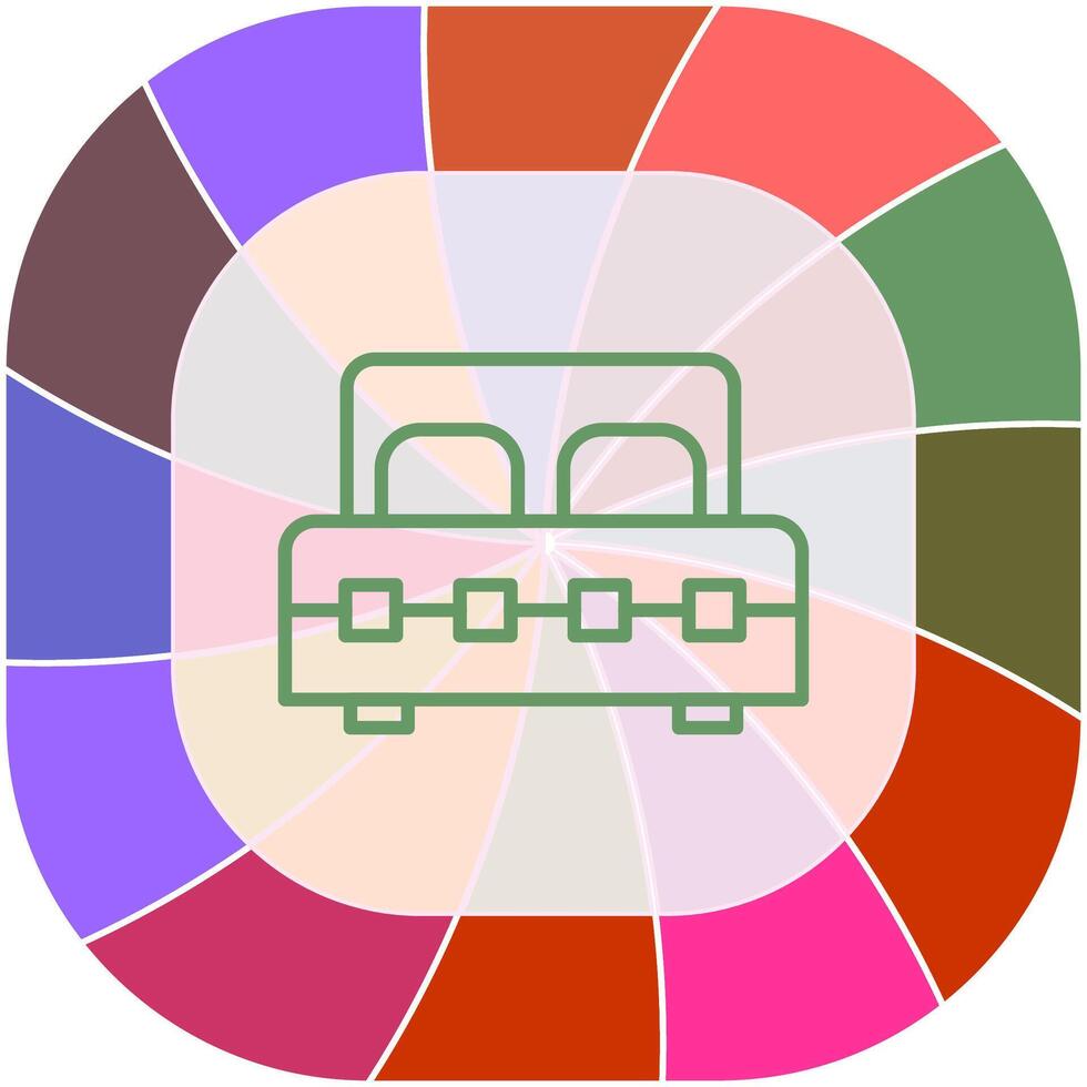 Double Bed I Vector Icon