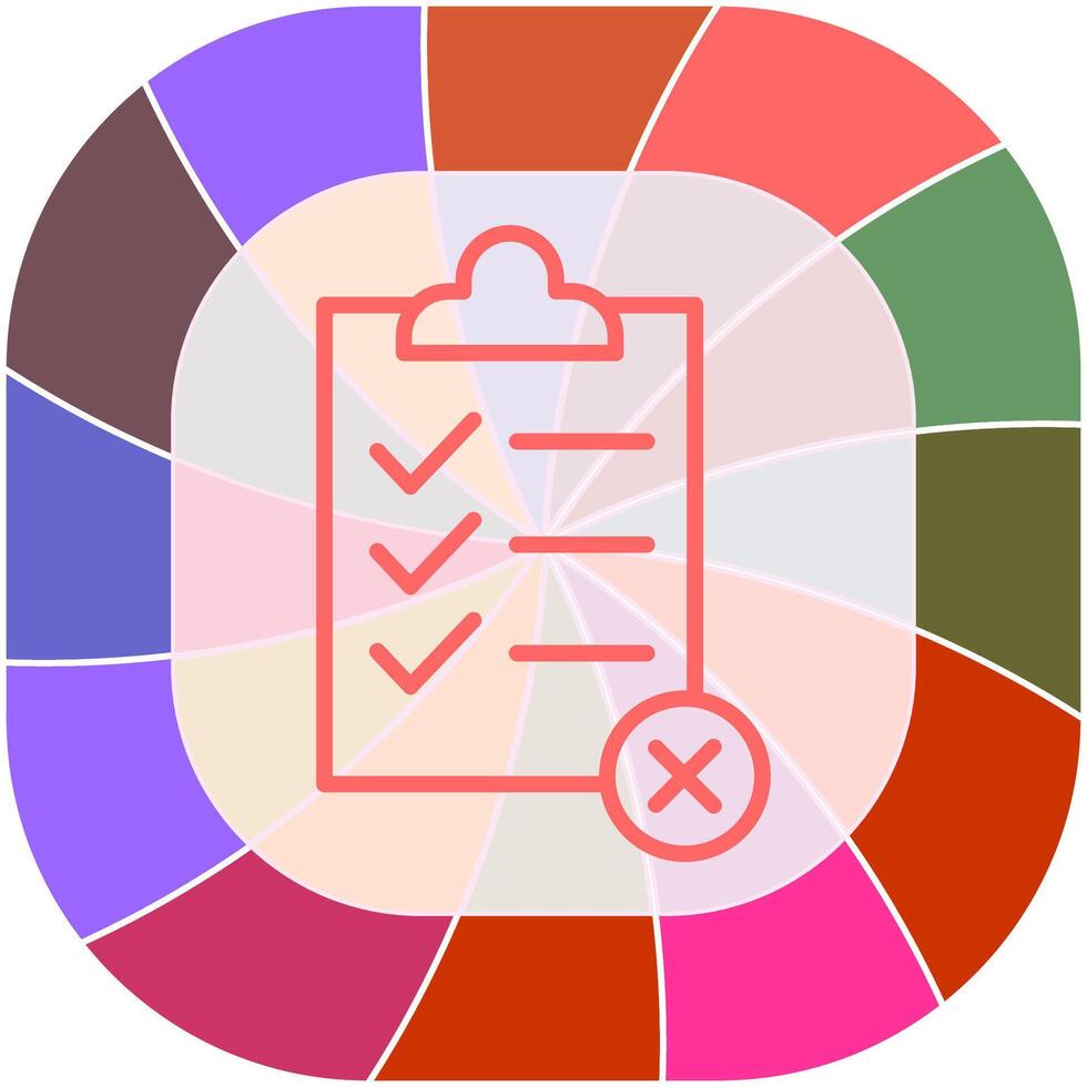 Rejected Vector Icon
