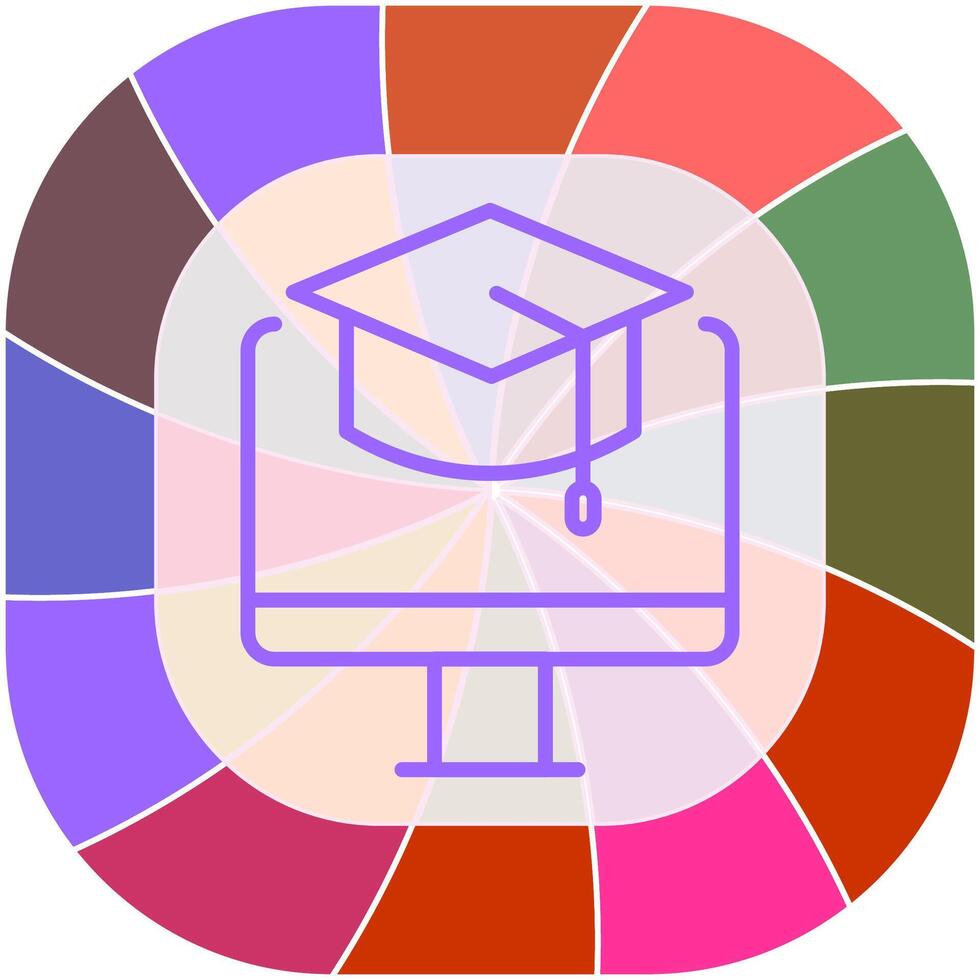 Online Education Vector Icon