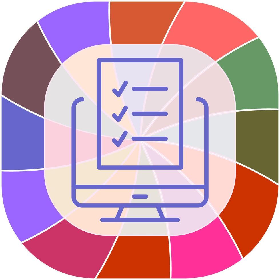 Online Quiz Vector Icon