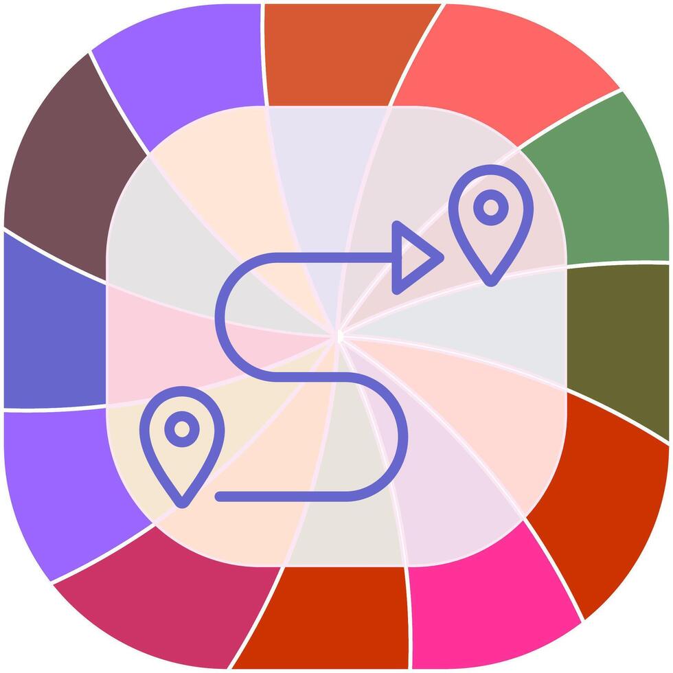 Route Vector Icon