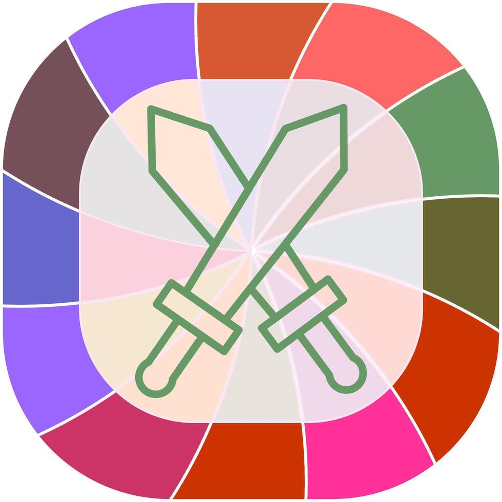 Two Swords Vector Icon