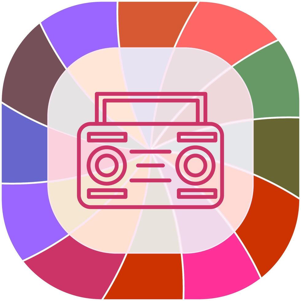 Cassette Player Vector Icon