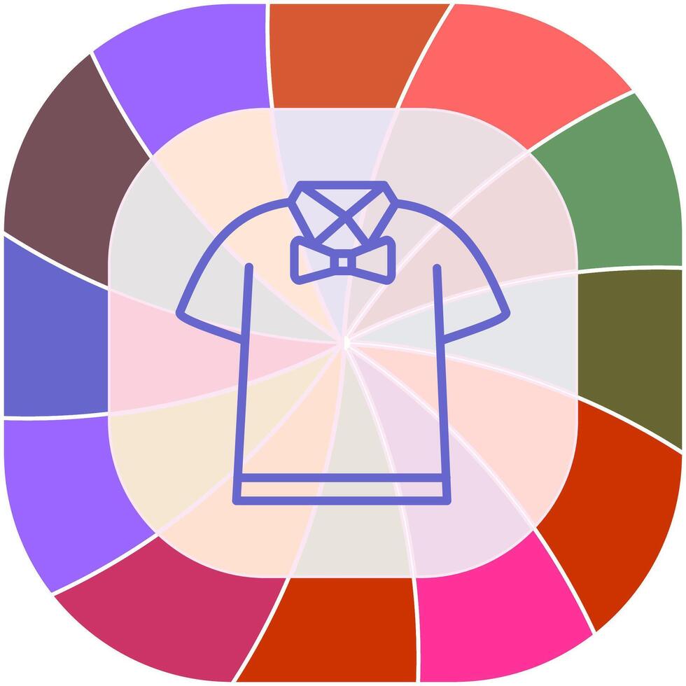 Shirt with Bow Vector Icon