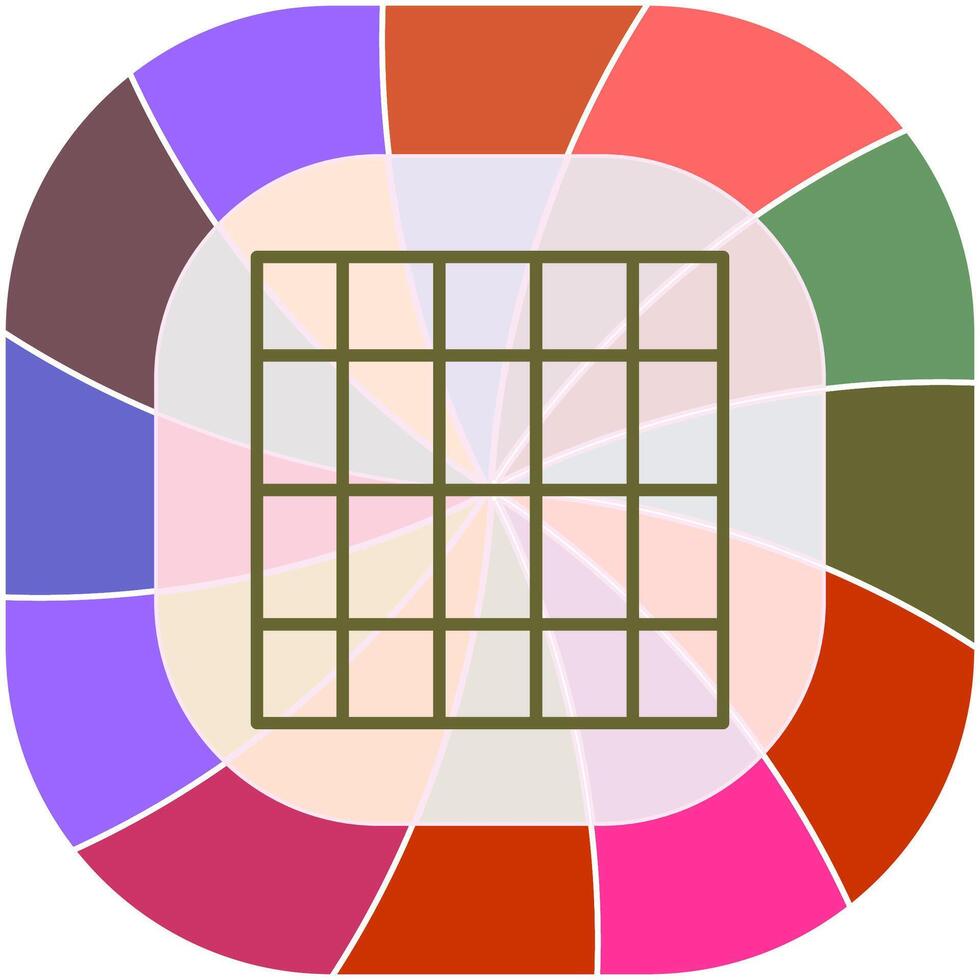 Table of Rates Vector Icon