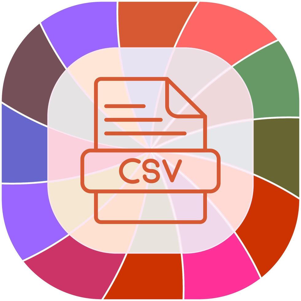 CSV Vector Icon