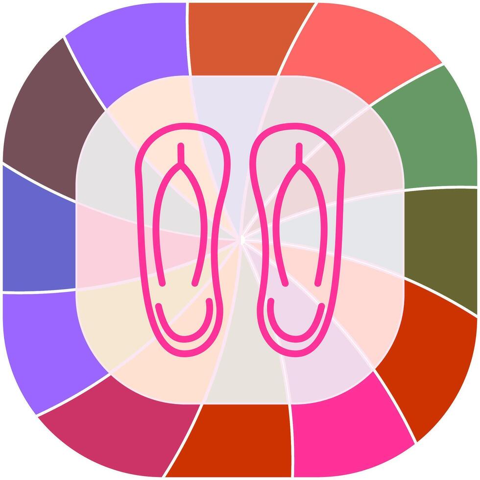 Slippers Vector Icon