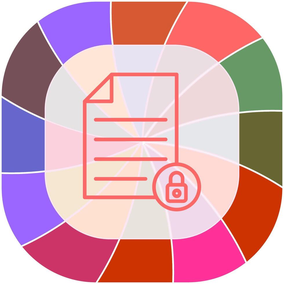 Private Document Vector Icon