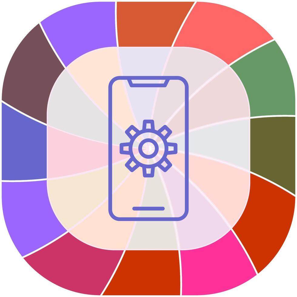 Mobile App Developing Vector Icon