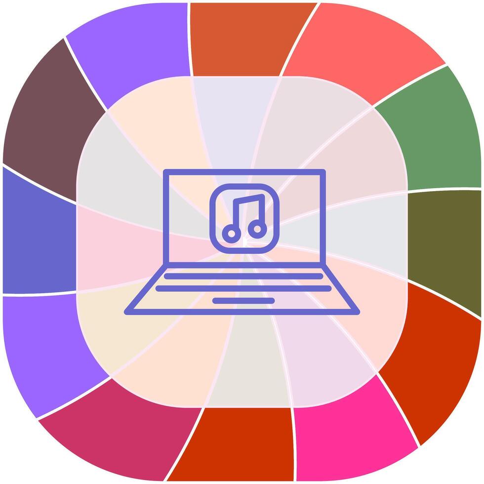 Play Music Vector Icon