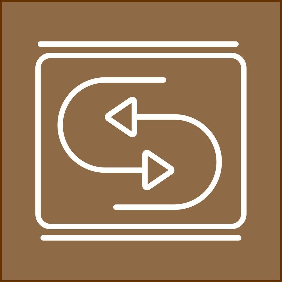 Reverse Arrow Vector Icon