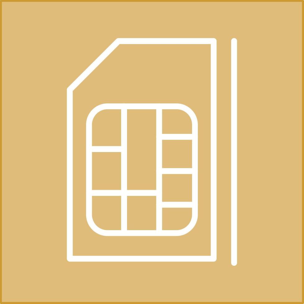 SIM Card Vector Icon