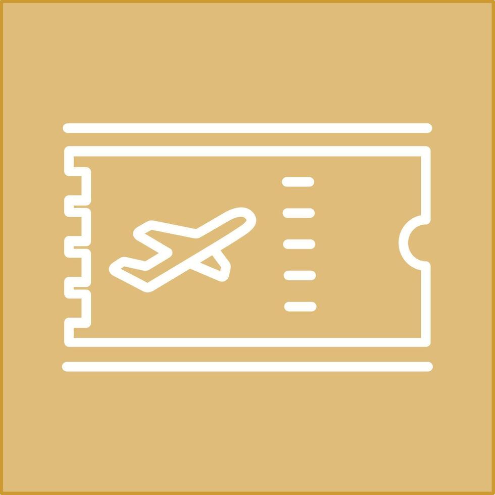 Plane Tickets Vector Icon