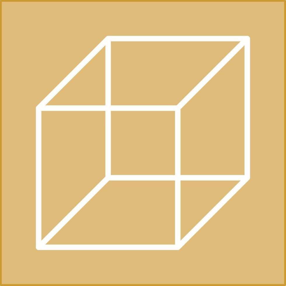 icono de vector de cubo