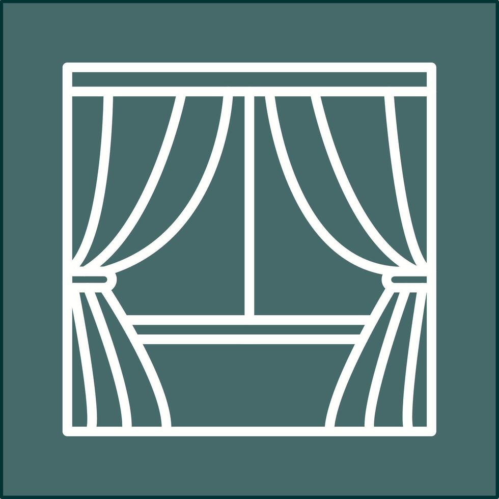 Curtains Vector Icon
