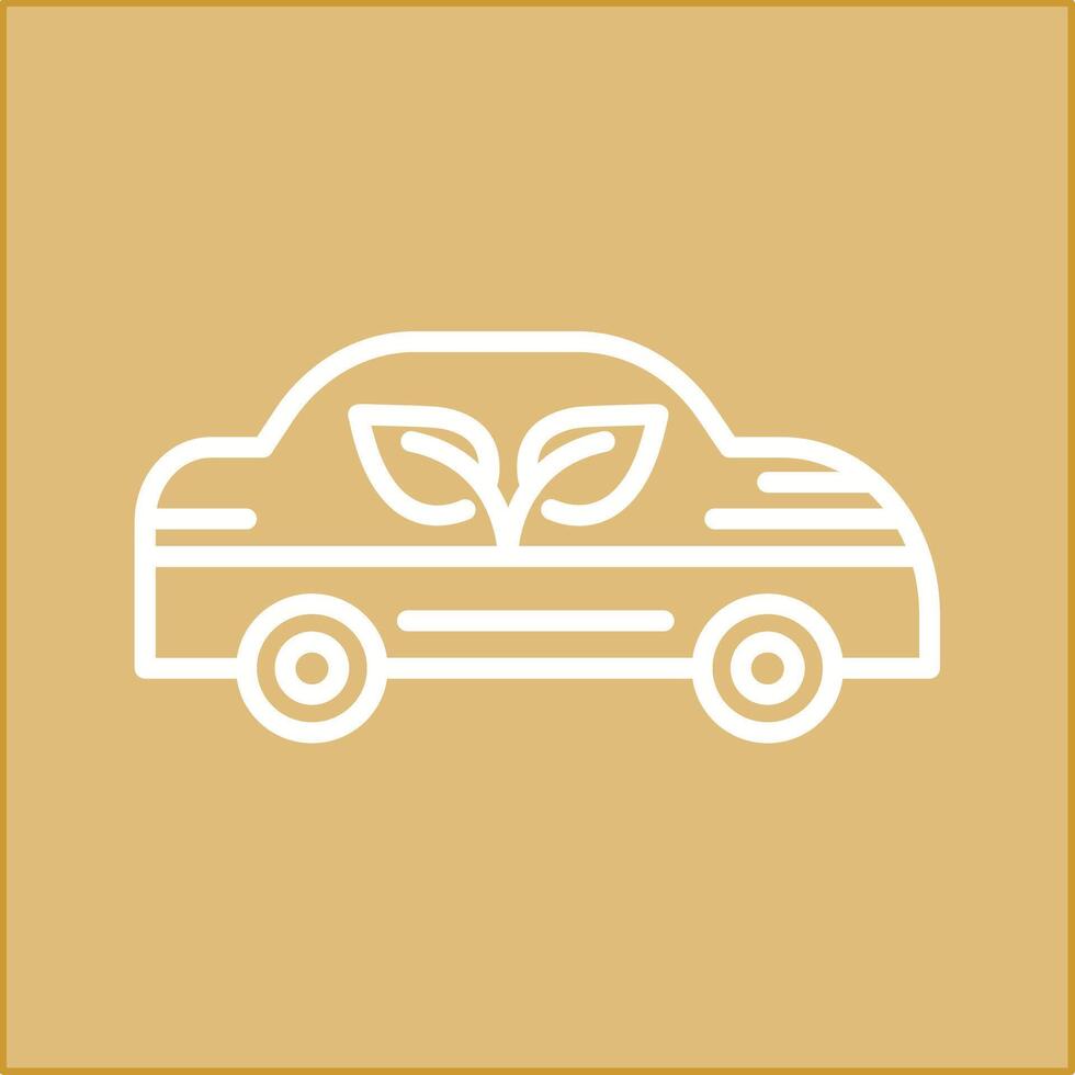 Ecology Car Vector Icon