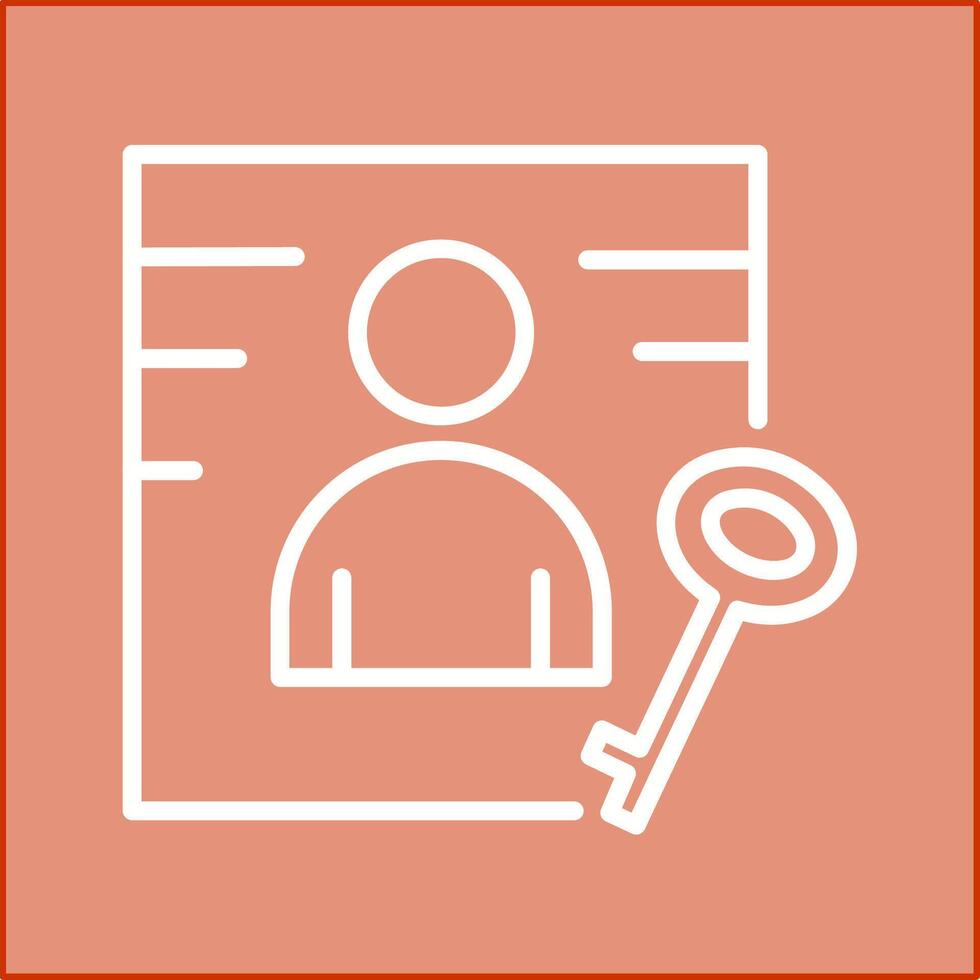 Business Key Vector Icon