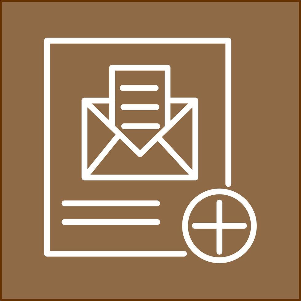 Add Mail Vector Icon