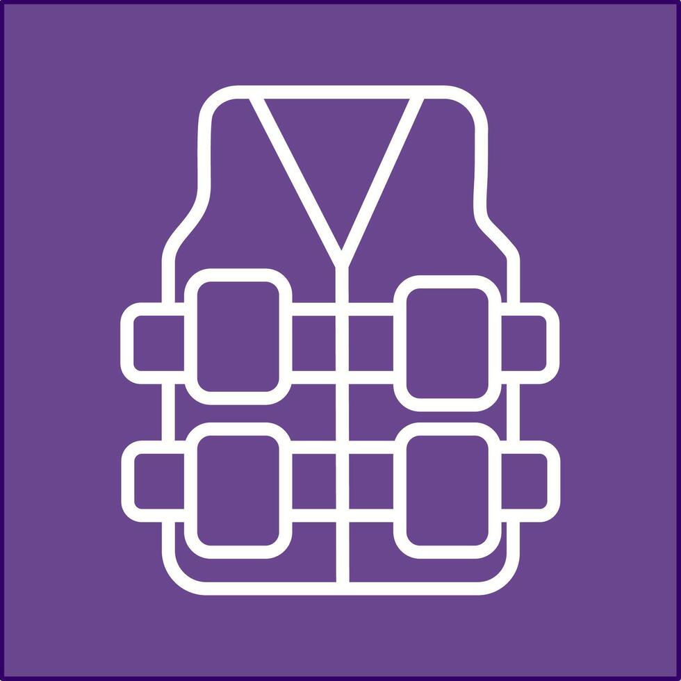 Bullet Proof Vest Vector Icon