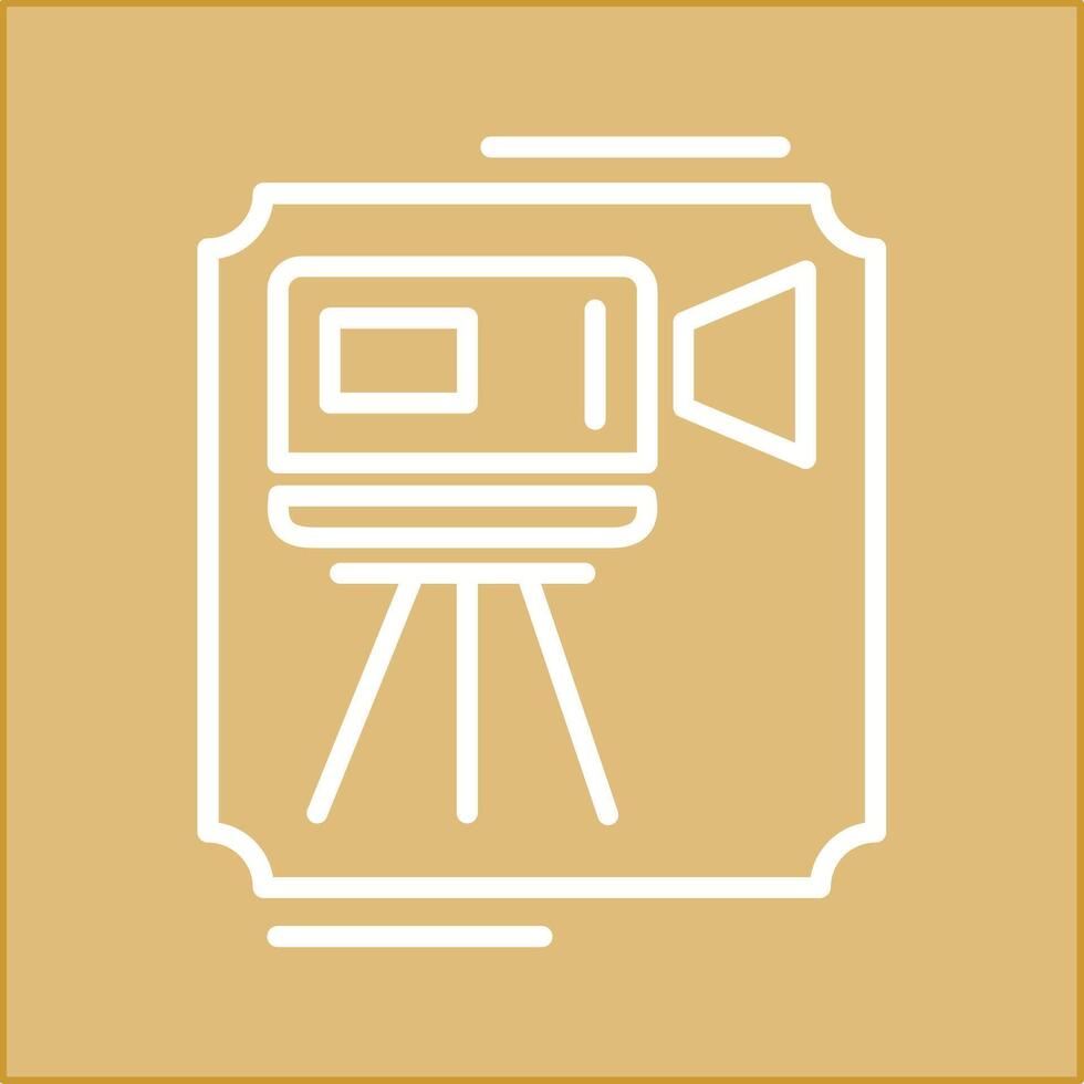 icono de vector de videocámara