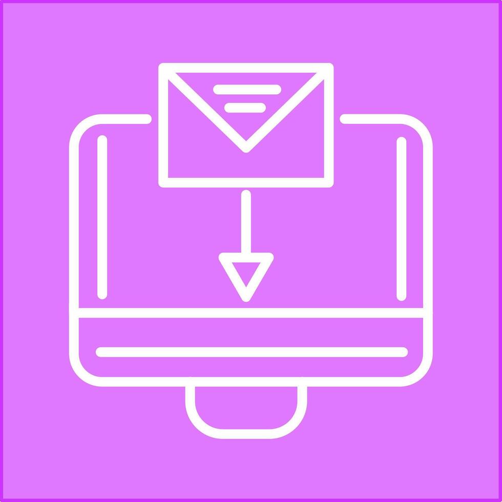 Mail Upload Vector Icon