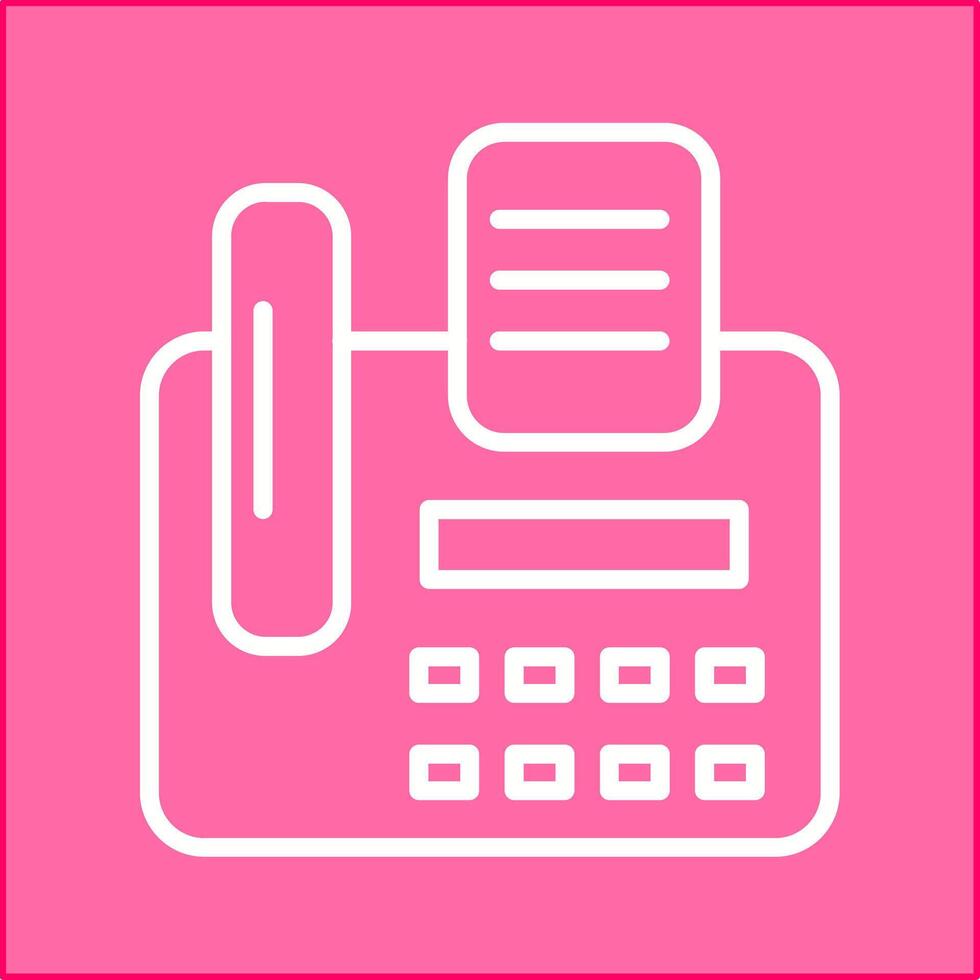 Fax Machine Vector Icon