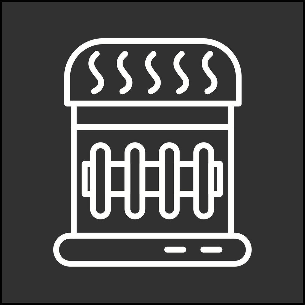 Gas Heater Vector Icon