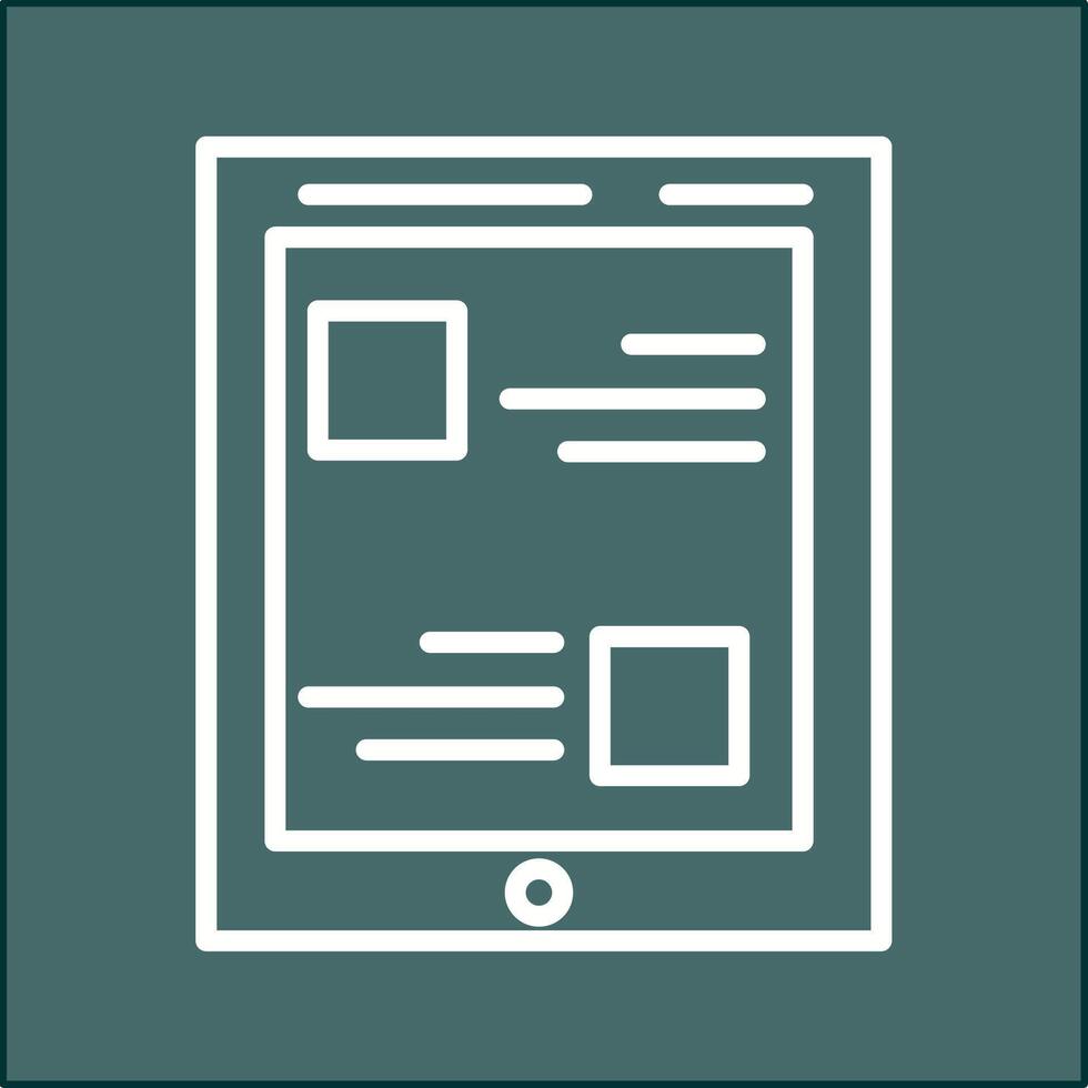 Tablet Vector Icon