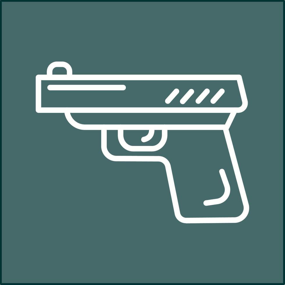 icono de vector de pistola