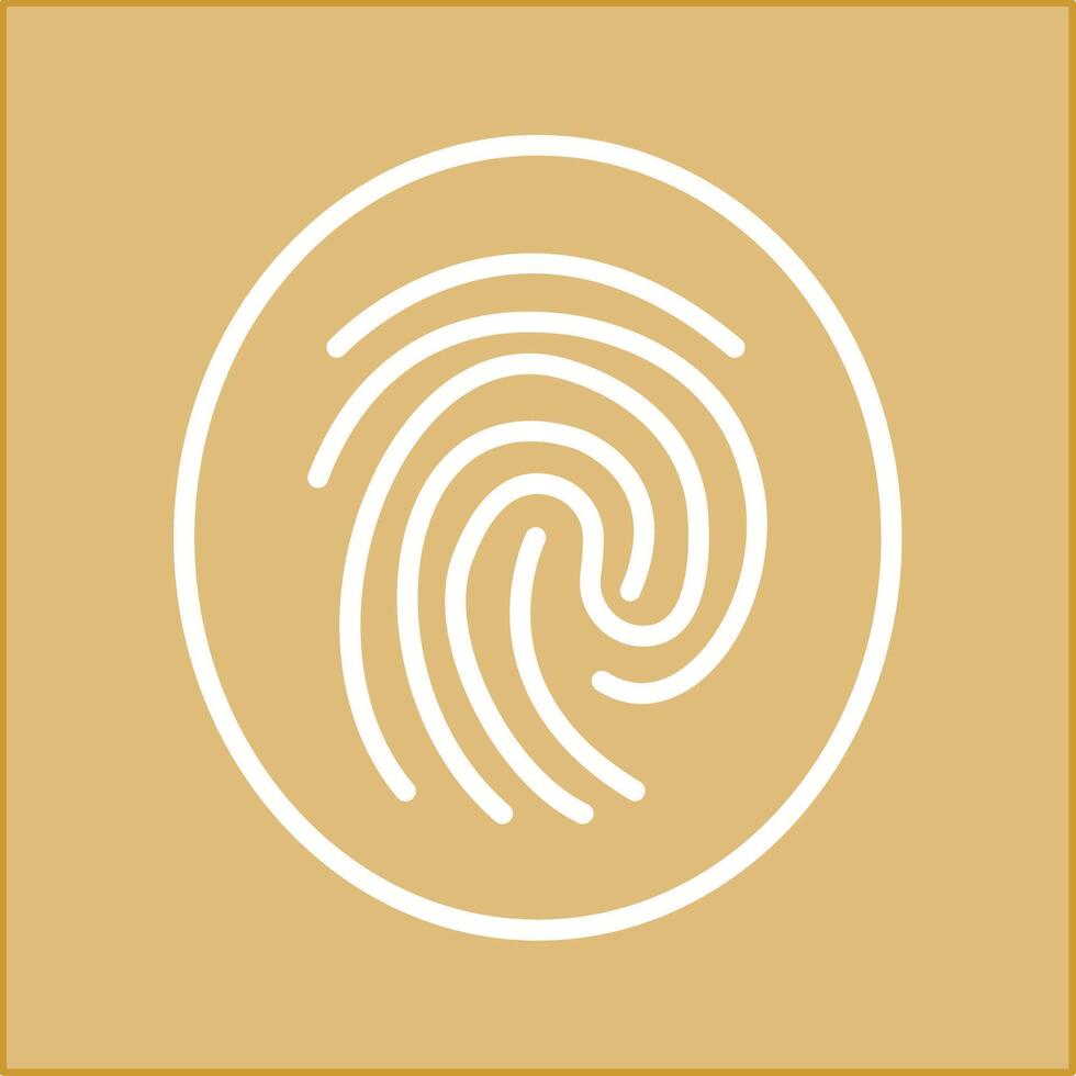 Fingerprint Vector Icon