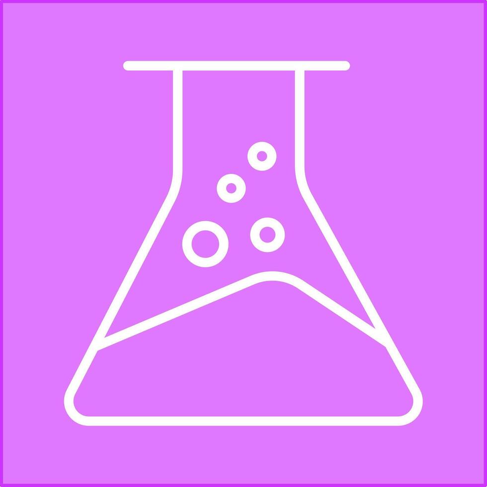 Chemical Flask Vector Icon