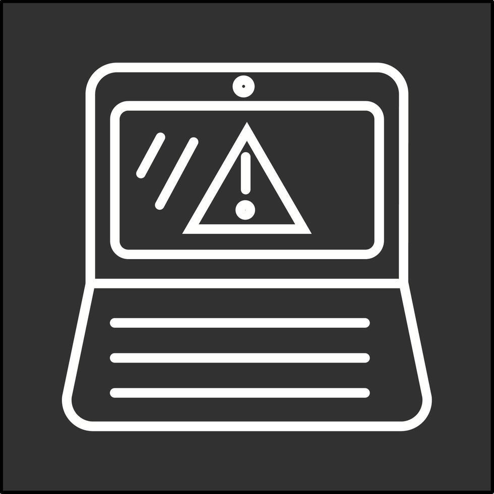 icono de vector de alerta