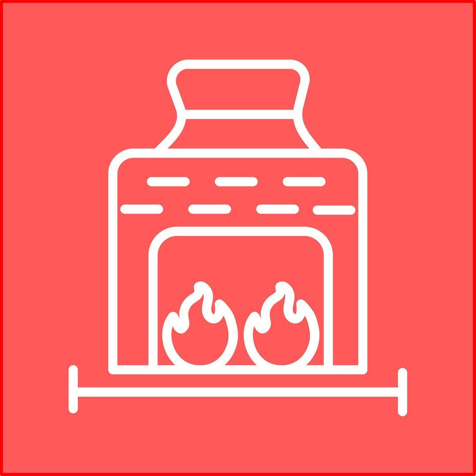 Coal Furnace Vector Icon