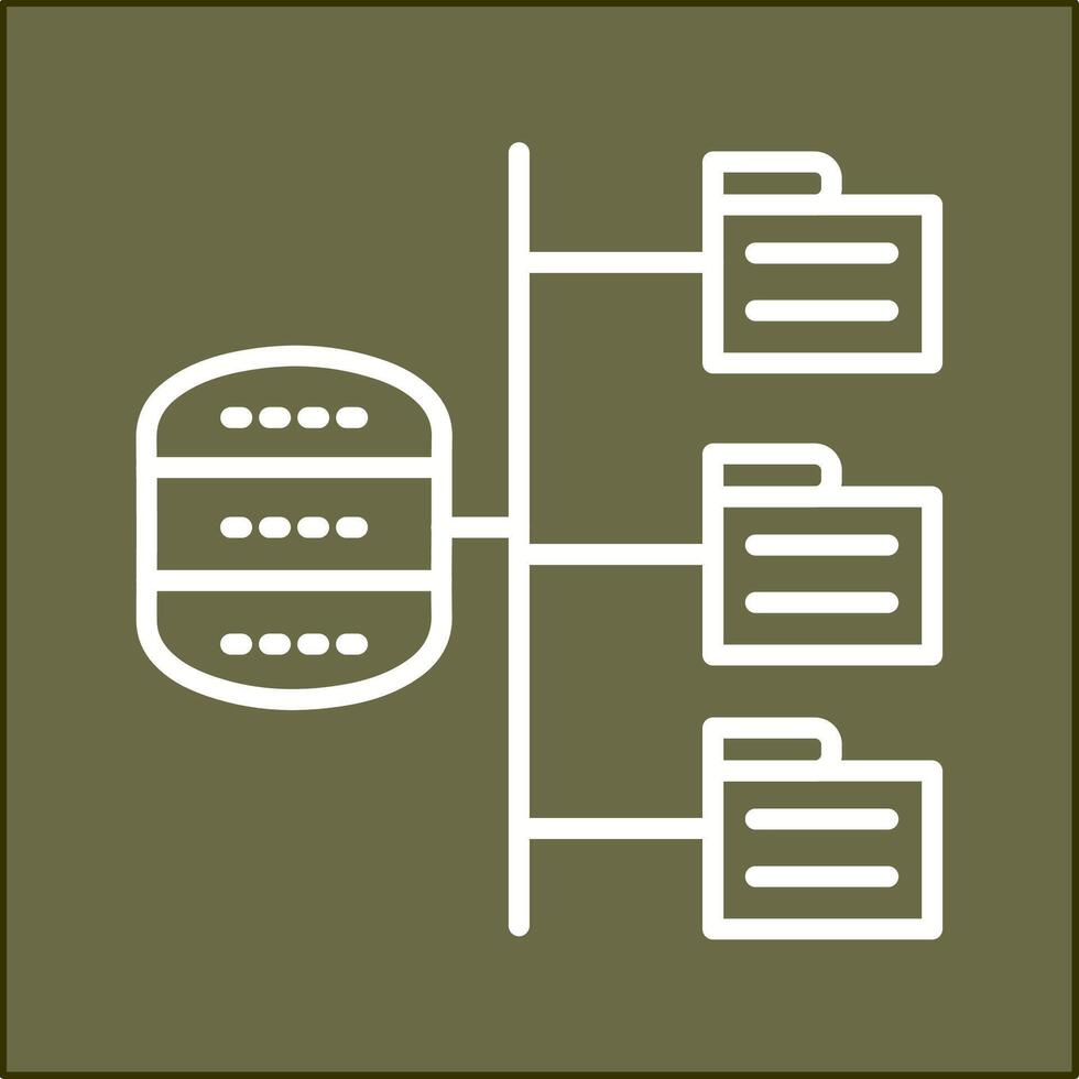 Data Structure Vector Icon