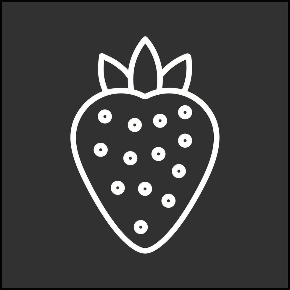 Strawberry Vector Icon