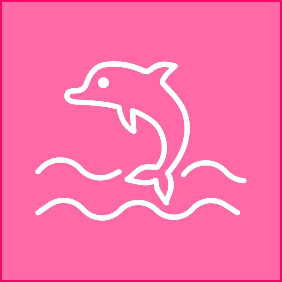 Dolphin Vector Icon