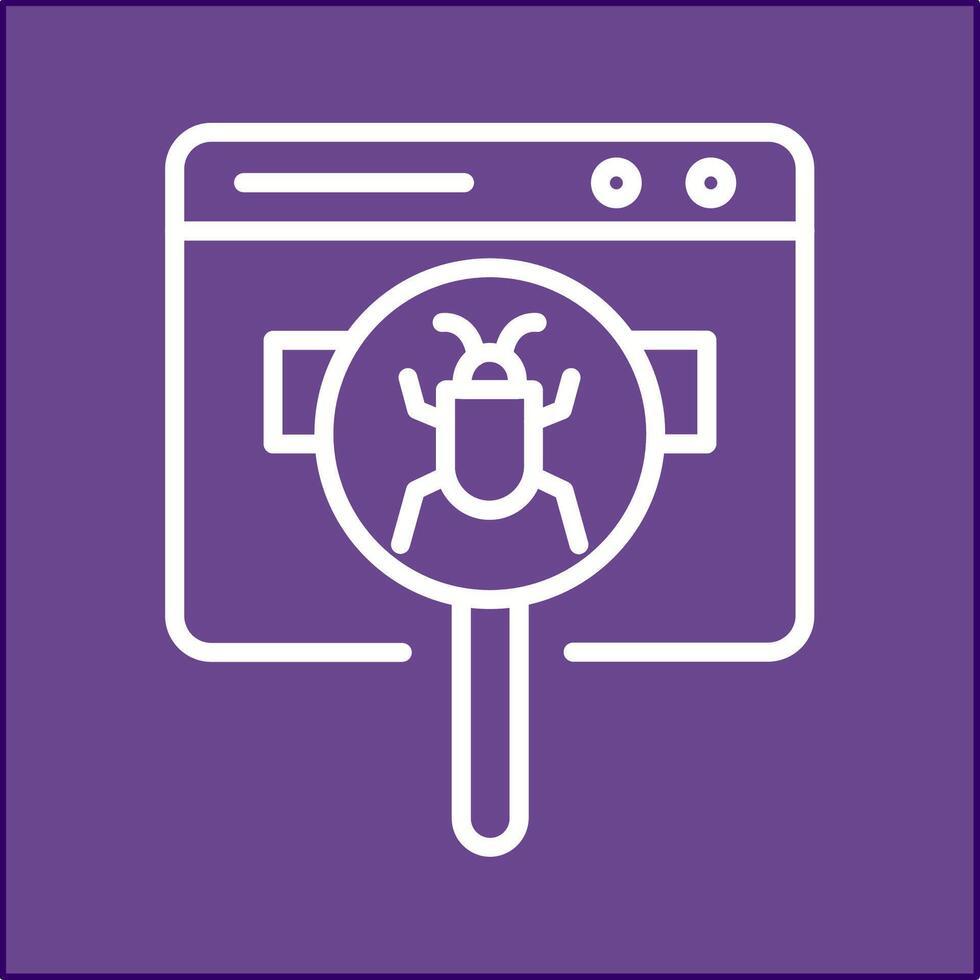 Web Bug Vector Icon