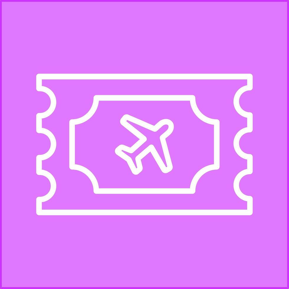 Plane Tickets Vector Icon