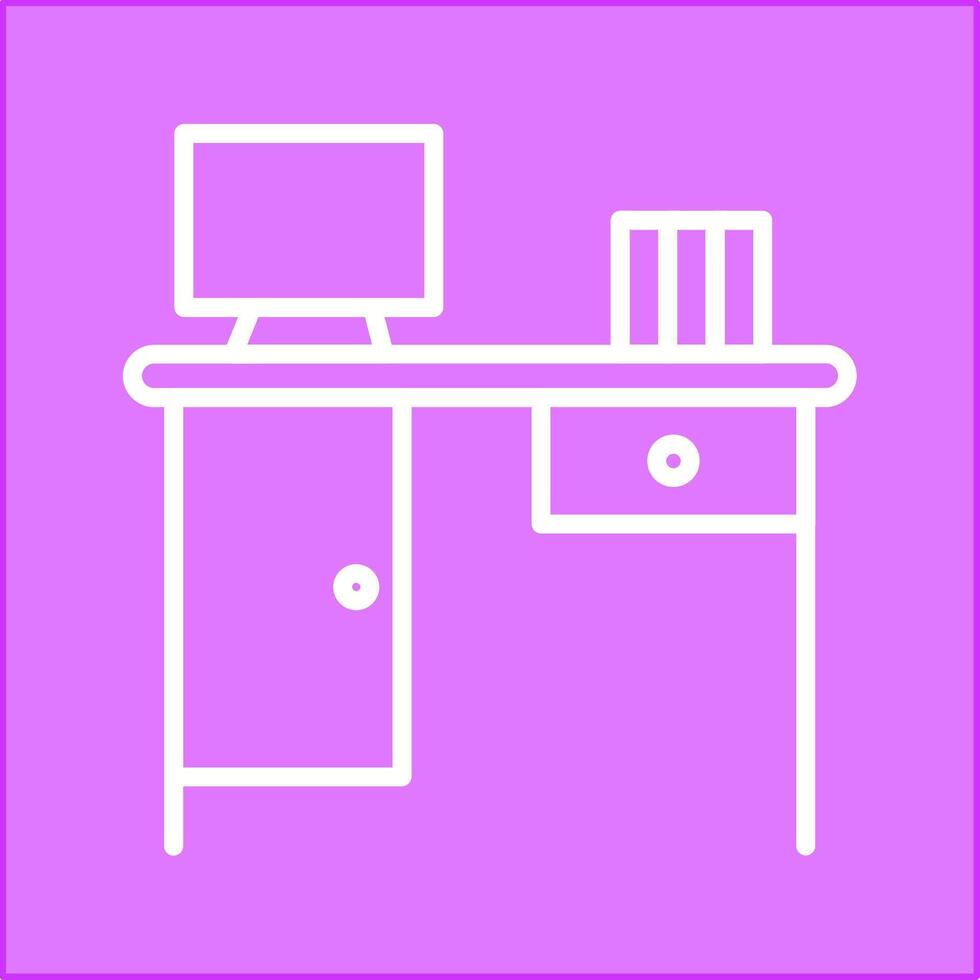 Working Table Vector Icon